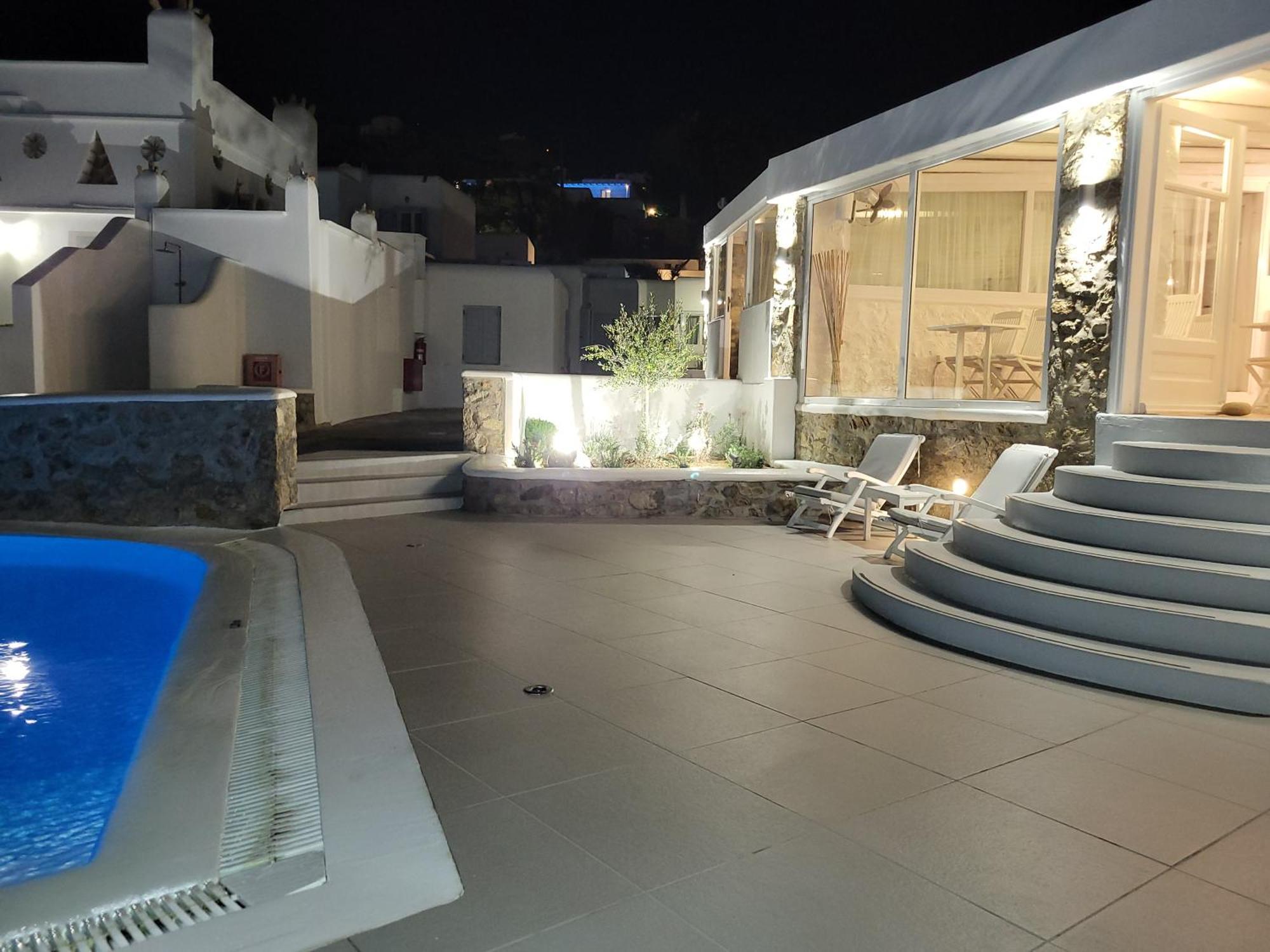 Casa Bianca Otel Ornos  Dış mekan fotoğraf